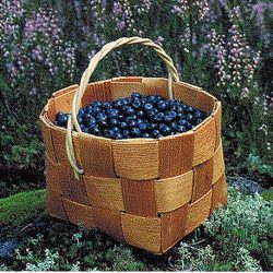 Baking from Scandinavia (and at Grandma Vanni’s farm) Blueberries+in+basket+with+field+flowers1