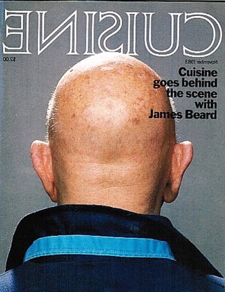 James Beard on Cuisine cover back view