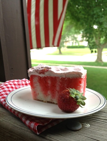 Strawberry Poke Cake