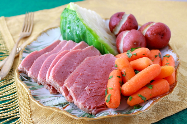 Corned Beef and Cabbage without sauce