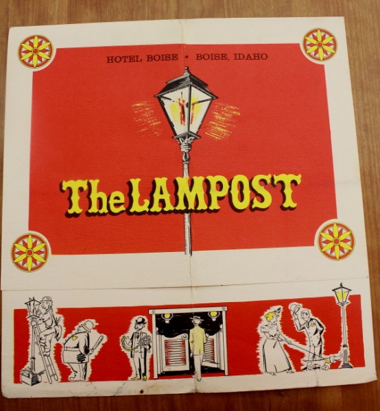 Clem Idaho The Lampost menu cover