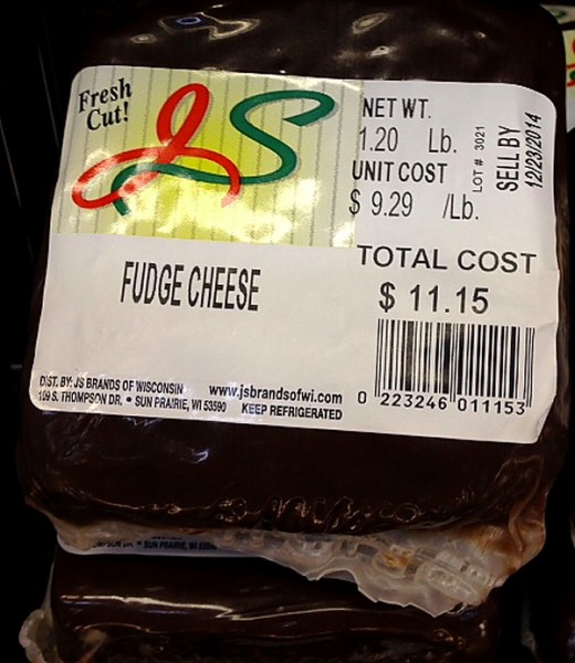 Woodman's fudge cheese