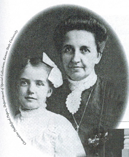 Clem childhood photo with mother