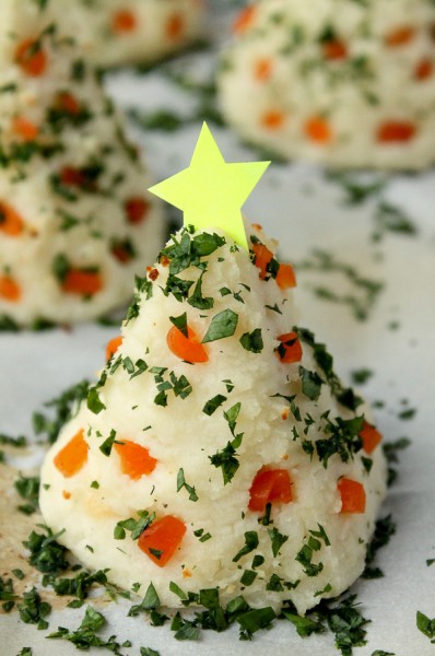 Mashed potato tree single