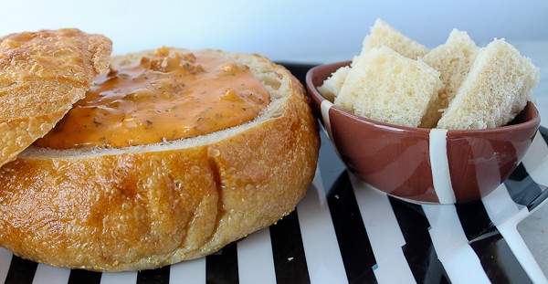 Bread Bowl with dip