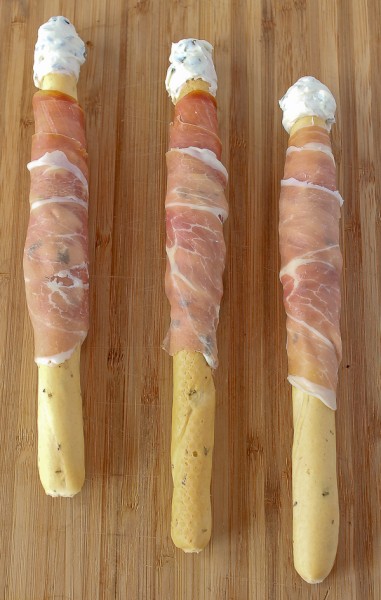 Dipped breadstick tops