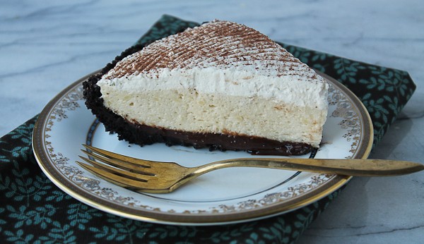 Chocolate pie slice