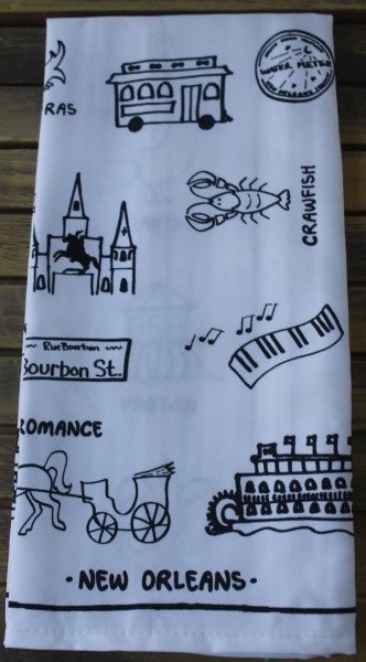 NOLA tea towel