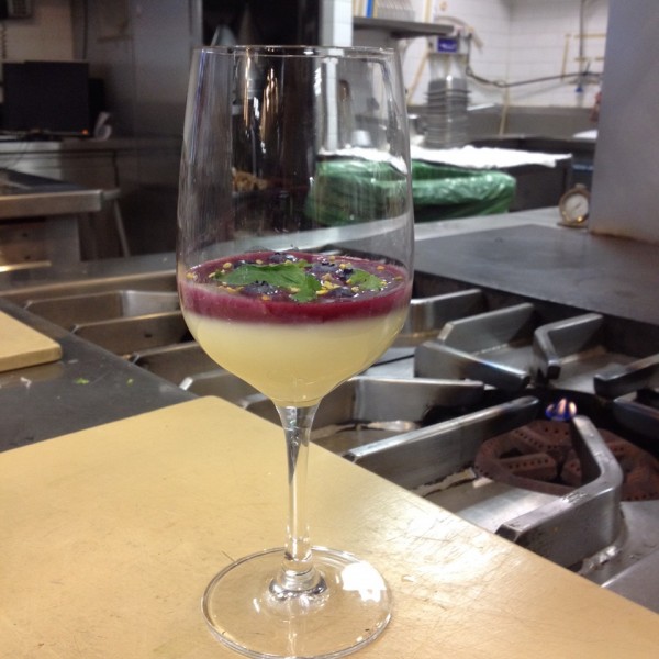 Sami dessert in glass