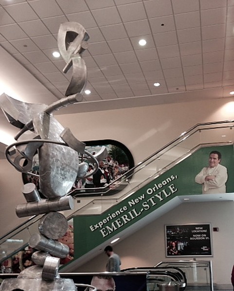 Wedding Emeril sign at airport