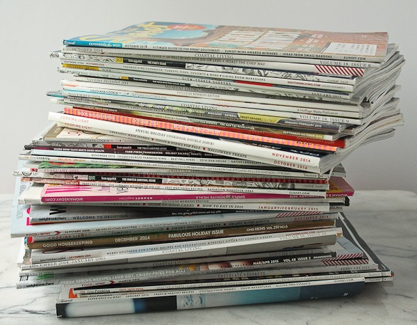 Magazine pile