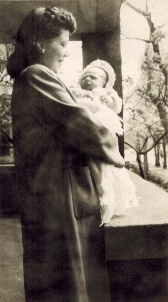 Mom with infant Paul