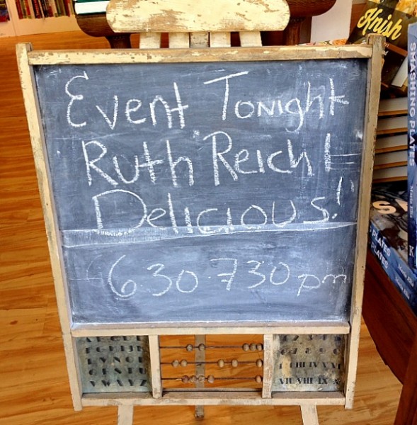 Omnivore Ruth Reichel sign