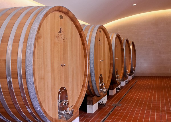 Altemura large wine barrels