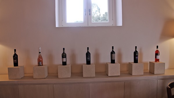 Altemura wine line-up