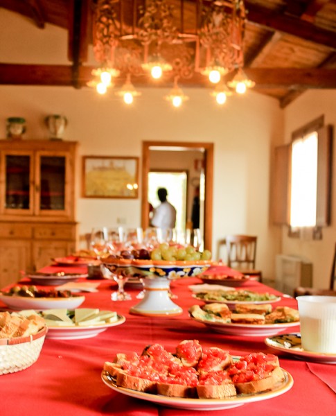 Butera breakfast looking at kitchen