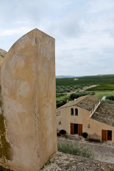 Butera from above with fortress