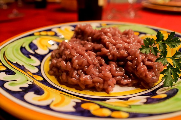 Butera red wine risotto