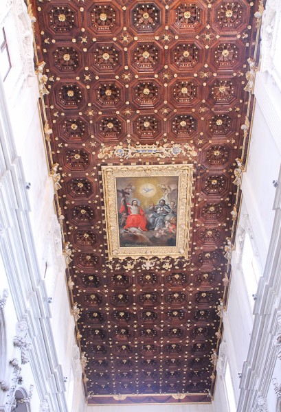 Lecce church ceiling