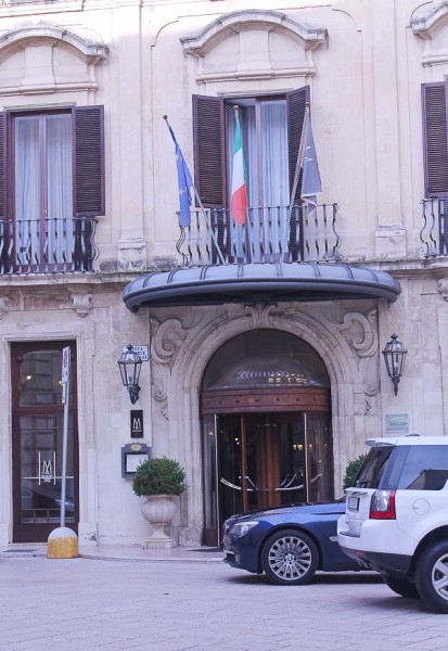 Lecce hotel door