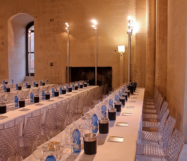 Lecce wine tasting tables