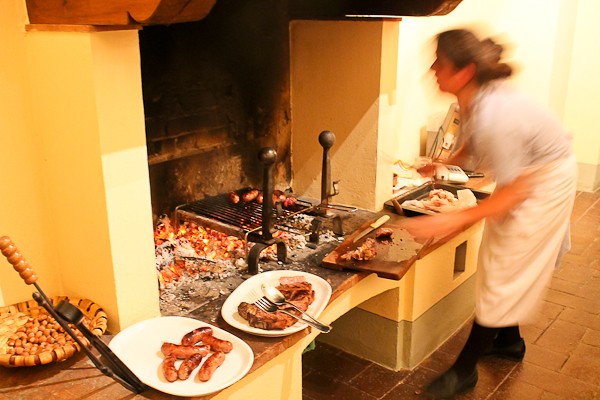 Tuscany fast fireplace cooking_