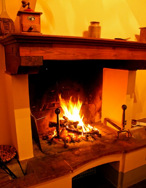 Tuscany fireplace