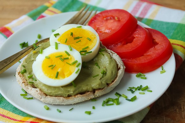 Avocado sauce plaid napkin