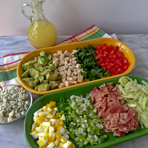 Cobb Salad with dressing
