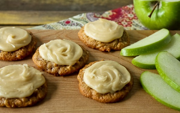 Apple cookies with apple