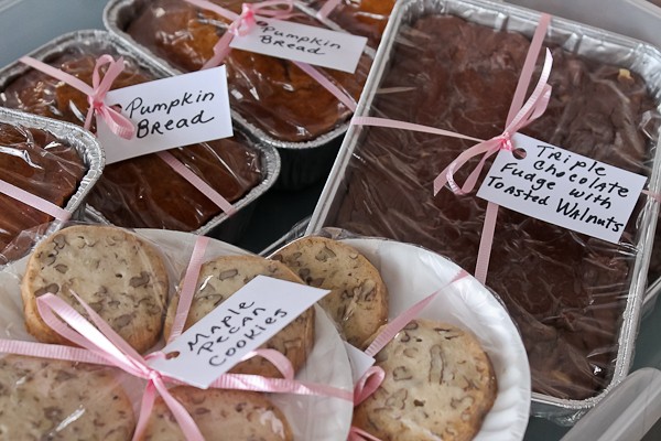 Church Bake Sale goodies