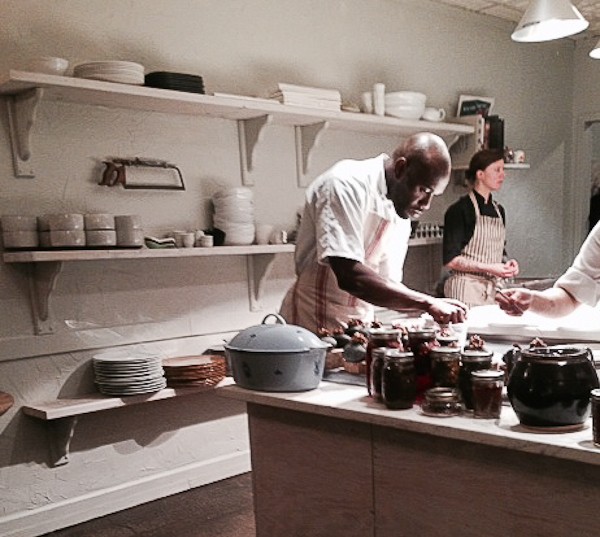 Elizabeth black chef in kitchen