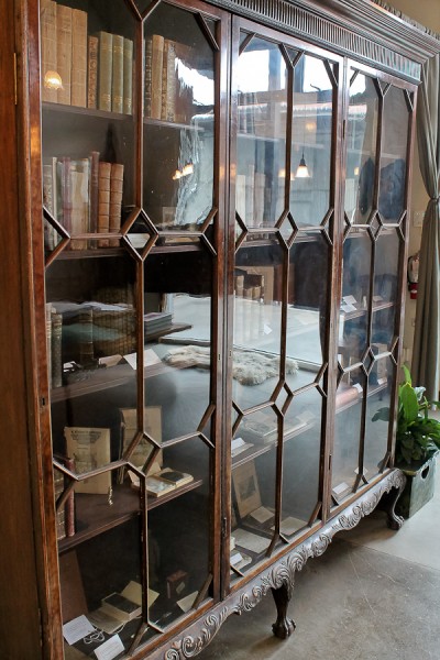 Ben glass bookcase