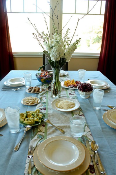 Point Reyes table setting