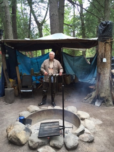 Bill at camp