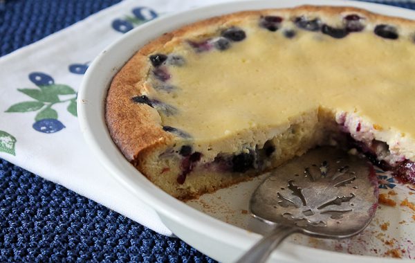 Finnish Wild Blueberry Coffee Cake - The Culinary Cellar