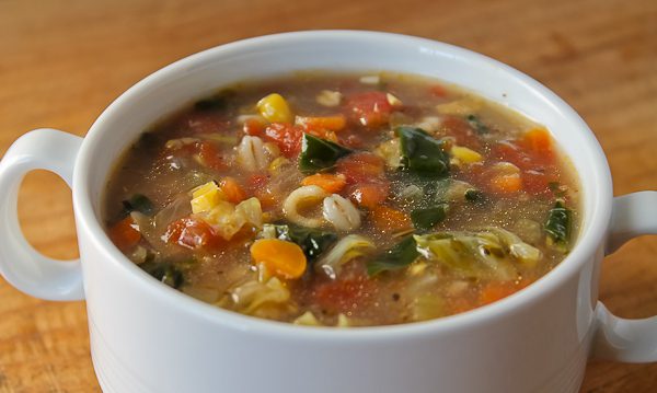 A-Little-Bit-Of-Everything Vegetable Soup - The Culinary Cellar