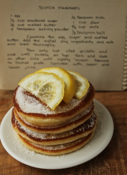 Scottish pancakes with recipe