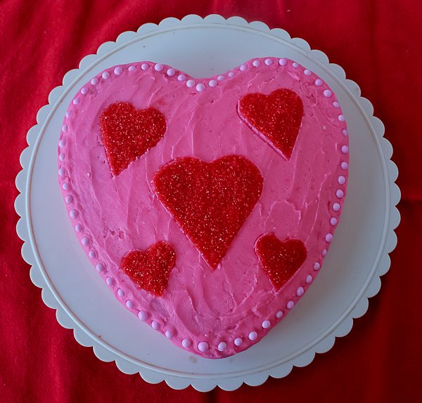 Romantic Valentine's Cake