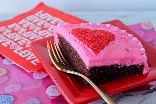 Heart Shaped Cake - In Bloom Bakery