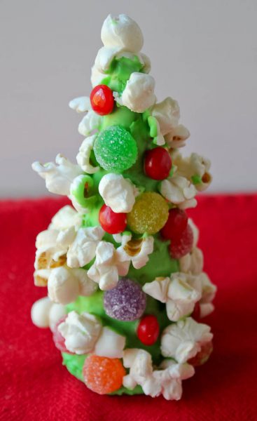 Festive Popcorn Trees - The Culinary Cellar