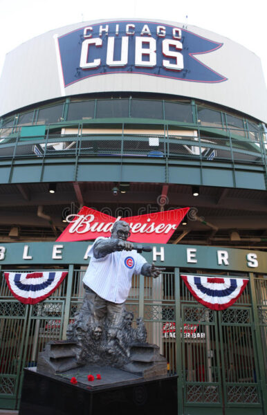 Chicago Cubs Fan in Colorado has tattoo of Harry Caray, skyline