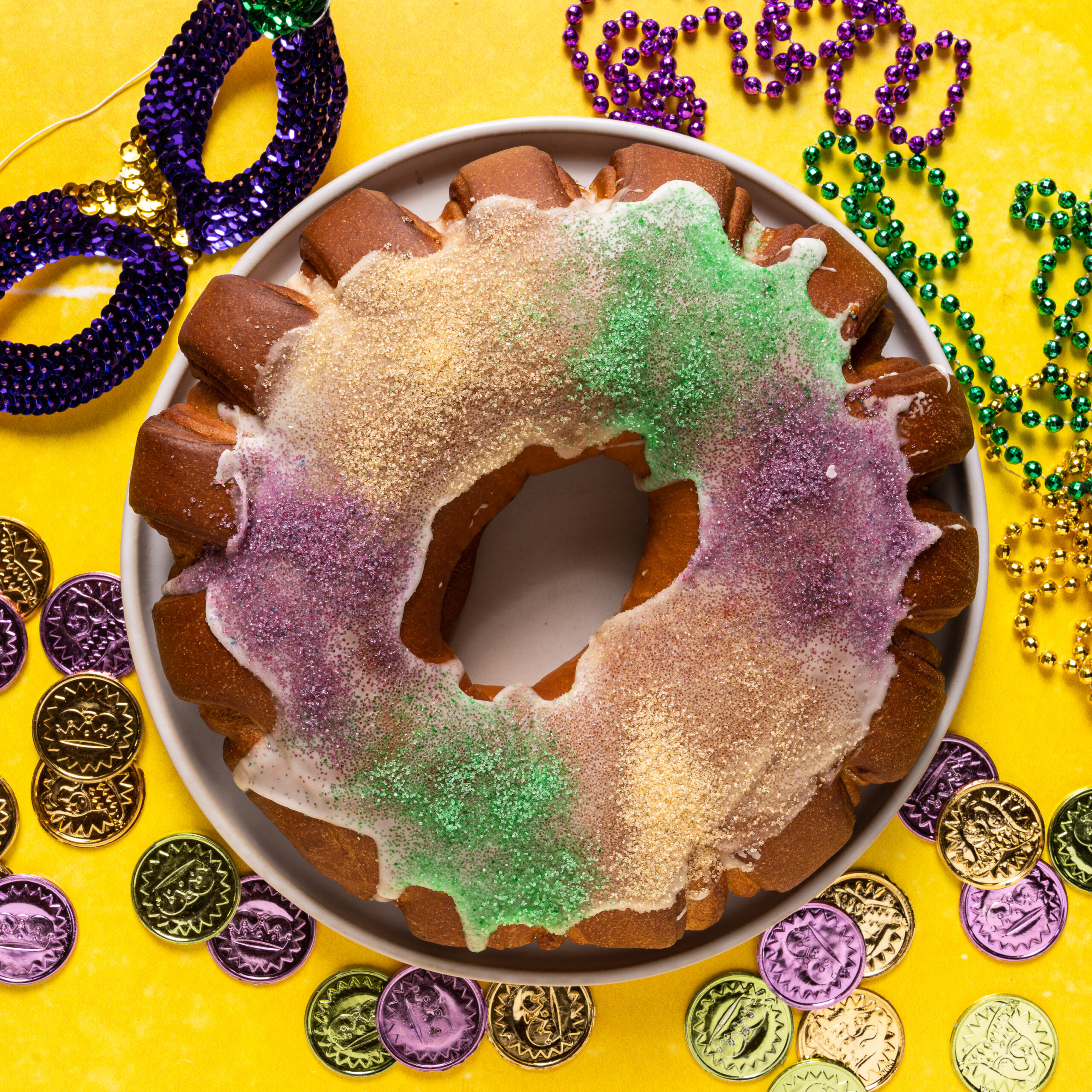 Easy Dairy-Free King Cake Recipe (also Kid-Friendly & Vegan-Friendly)