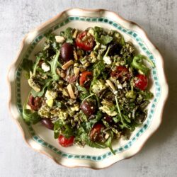 Wild Rice Salad with Arugula Pesto Wild Rice Salad