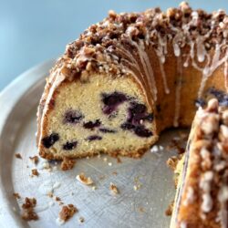 Whole blueberry cake