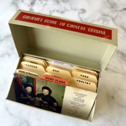 Chinese Recipe Box open