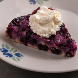 blueberry clafouti slice 2